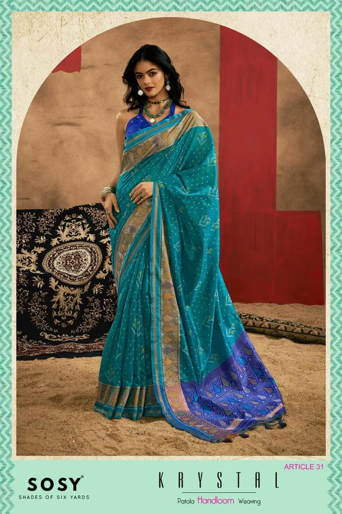 Krystal By Sosy Handloom Weaving Silk Sarees Suppliers In India